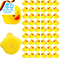 60 Stück Badeente Gummi Ducky