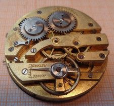 Antikes Taschenuhrwerk Helios Zylinder defekt Unruhe OK D = 41,5 mm  CL