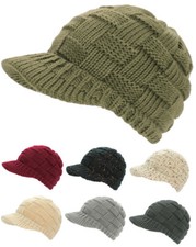 Strickmütze Damen Herren mit