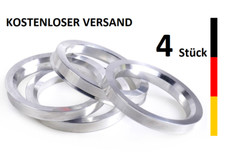 4x Zentrierringe 72,6 - 66,6