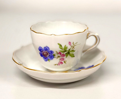 Meissen porzellan mokkatasse - meissen,