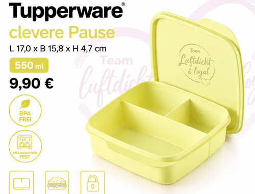 Tupperware eco pausen box - tupperware, pausen-box