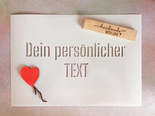 Schablone wunschtext din a4 - schablone,