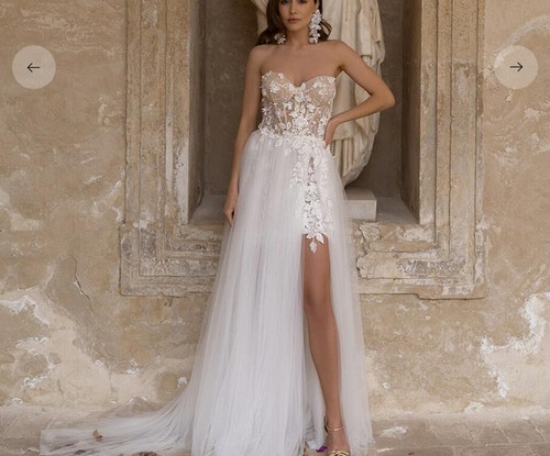 Kurzes spitze brautkleid - spitze,