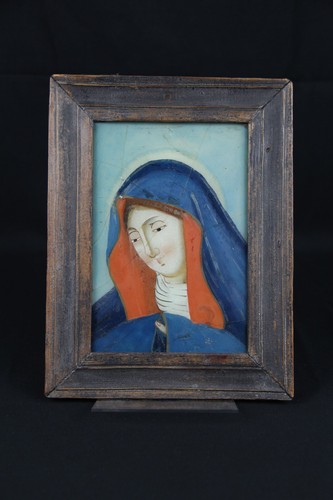 Hinterglasbild heiligenbild - hinterglasbild,