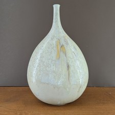 GOTLIND WEIGEL STUDIOKERAMIK GEFÄßOBJEKT GROßE TROPFENFORM SEIDENMATTE GLASUR