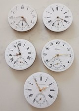 Konvolut 5 alte Uhrwerke von