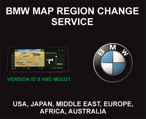 Bmw navigation map region - map,