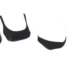 arena Damen Shila Bralette Bikini Top schwarz floralisch elegante