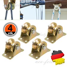 4 Umlenkrollen Seile V-Nut