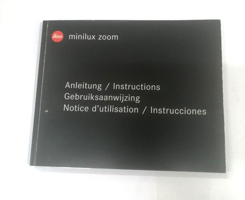 Leica minilux zoom anleitung - zoom,