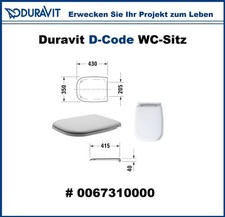 Duravit D-Code WC-Sitz