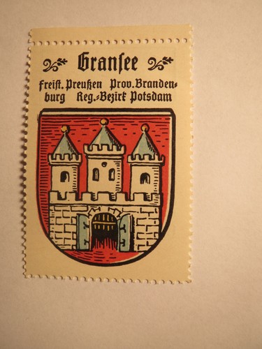 Gransee reklamemarke kaffee - reklamemarke,
