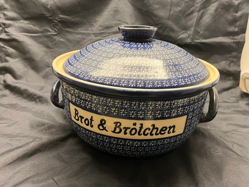 Keramik brot topf blaue - keramik,