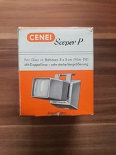 Leuchtlupe für Dias Scoper P Doppellinse Sammler