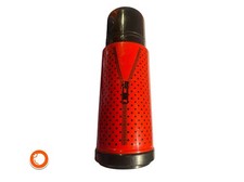 1970er EMSA Thermoskanne Hardglas kaum genutzt  1,5 Liter Germany