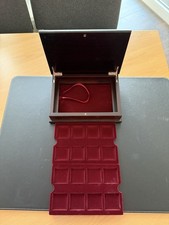 Edle Echtholz-Münzkassette