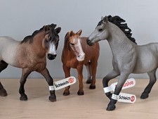 Schleich pferde 3x quarter - -,