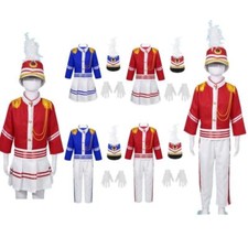 Kinder Prinz Outfit Show Jacke Mit Hose Hut Golfes Set Performance Gardeuniform