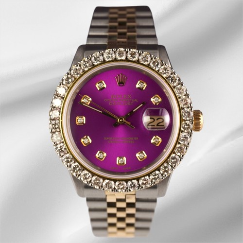 Rolex datejust 36mm - yg, stahl