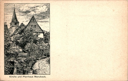 Gruss aus manubach - ak,