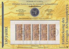 Bundesrepublik Numisblatt 5/2011 Archaeopteryx mit 10-Euro-Gedenkmünze 