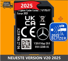 SD KARTE für MERCEDES GARMIN MAP PILOT V20 A2189062704 NTG5 STAR1 EUROPA