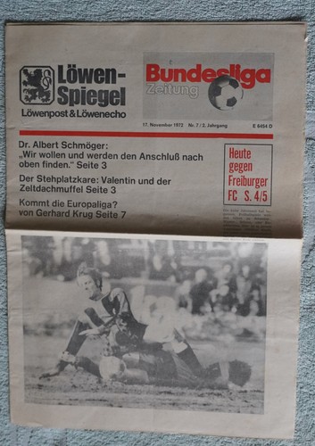 Fussball programmheft 72 73 - , 72/73