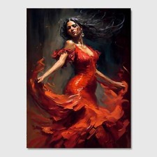 Flamenco Dancer Wandbild XXL