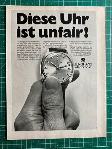 1968 junghans electronic diese - 1968,
