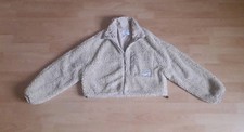 BERSHKA Kuscheljacke Kurzjacke Jacke Teenager Teddyjacke Mädchenjacke Größe XS/S