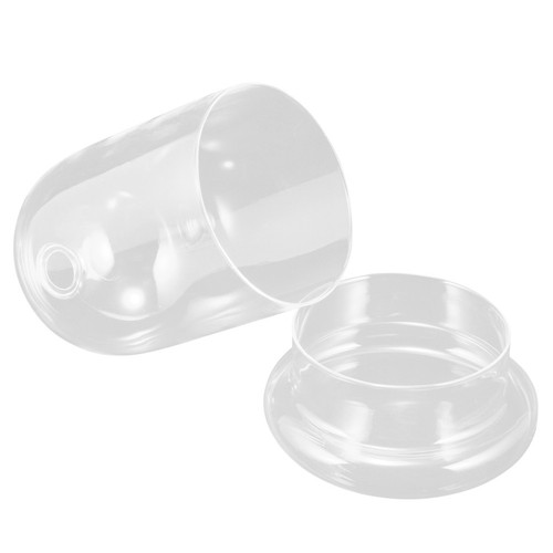 Glaskuppel mit sockel - glaskuppel,
