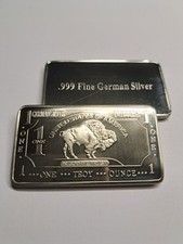 1 Oz Unze Neusilber Barren