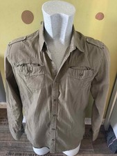 Orig. G Star Military Hemd - Muscle Fit - Slim fit - Khaki -  Grösse L++