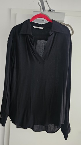 Zara bluse krepp 42 38 - zara,
