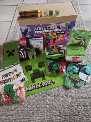 Minecraft box geburtstag - minecraft,