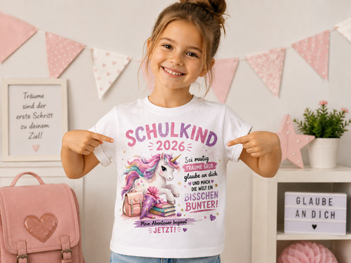 Kinder shirt schulkind - t-shirt, „schulkind