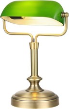 Vintage Bankerlampe Grünes