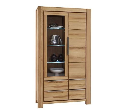 Vitrine nena regal kernbuche - vitrine,
