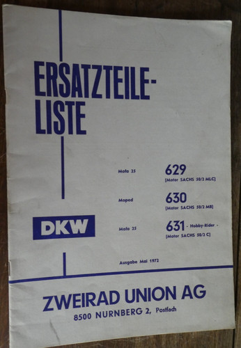 Original 1972 dkw mofa - 1972, 629