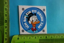 Alter Aufkleber Comic Cool Sprüche Walt Disney ICH BIN EIN FIT-DRINK FAN
