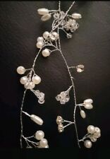 ⭐️ Braut Haarschmuck Haargesteck Silber Hochzeit Kopfschmuck Schmuck Perlen