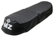 Sitzbankbezug, schwarz für MZ ETZ 250 - mit Logo