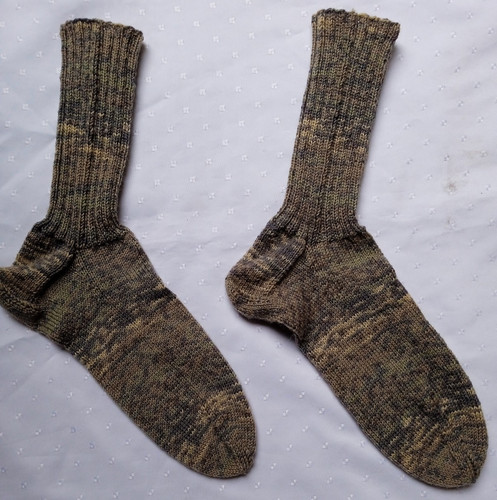 Warme selbstgestrickte socken - warme,
