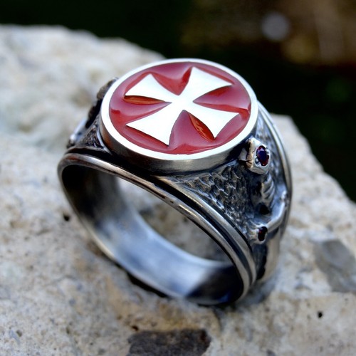 Ritter templer kreuz - kreuz, ring
