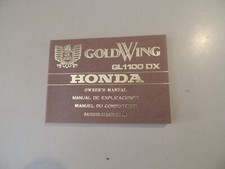 Honda 1100 goldwing - gl, dx