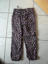 Thermohose, grau mit rosa Herzen, Gr. 122