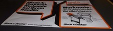 prospekt blatt black & decker workmate junior wm 625 werk bank b&d 1979 werbung 