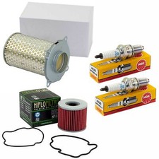 Wartung Luftfilter Ölfilter Zündkerzen Set für Suzuki GS 500 E F GS500 1989-2008