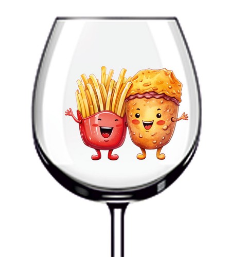 12x hamburger und pommes - 12x,